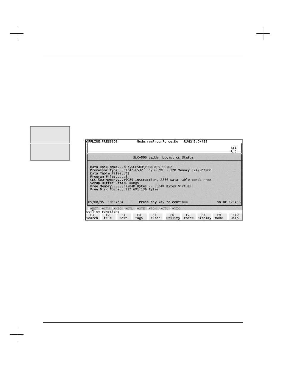 System information | Rockwell Automation 9323-S5500D A.I. SERIES MICROLOGIX 1000 AND PLC-500 SOFTW User Manual | Page 446 / 547