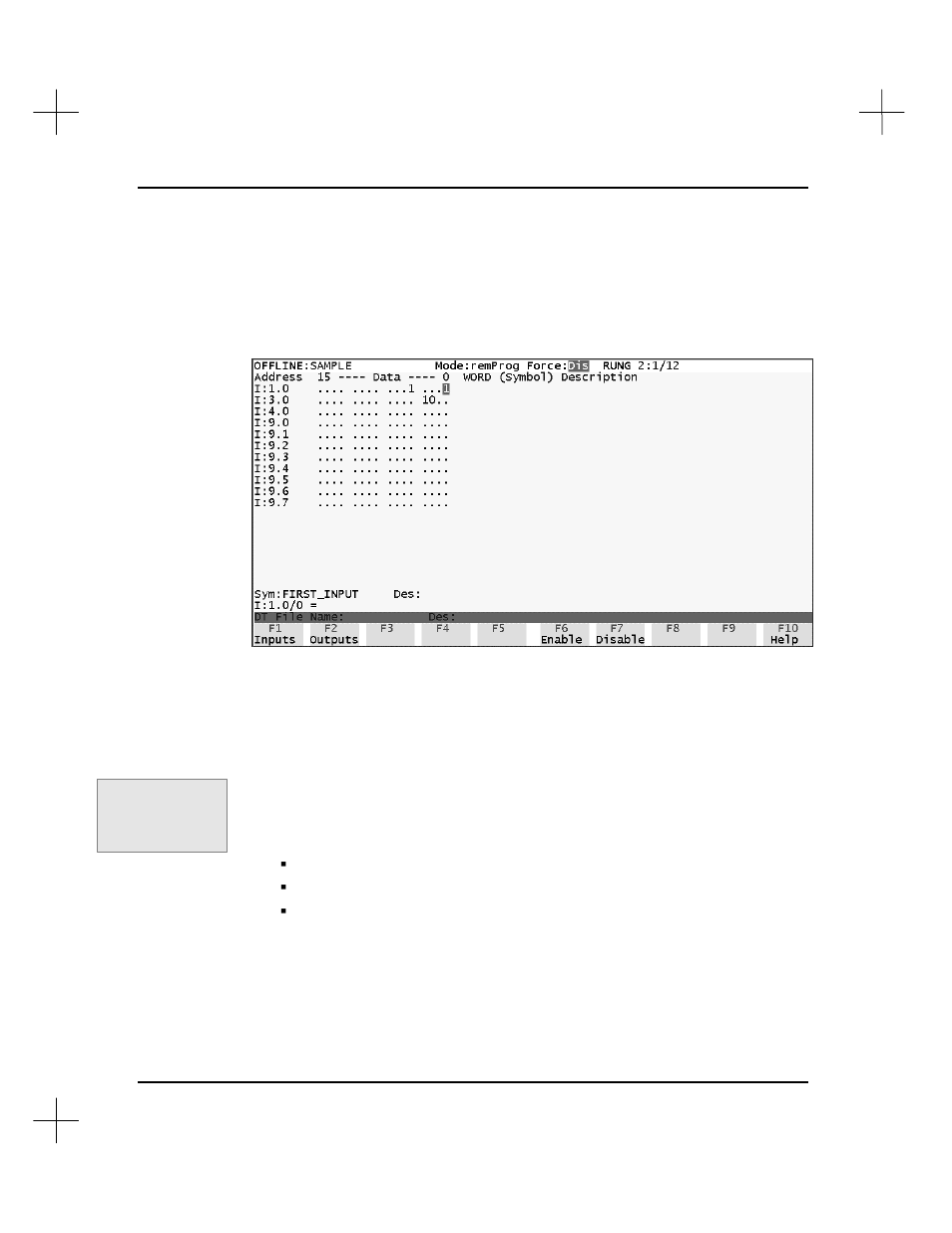 Force table monitor | Rockwell Automation 9323-S5500D A.I. SERIES MICROLOGIX 1000 AND PLC-500 SOFTW User Manual | Page 457 / 547
