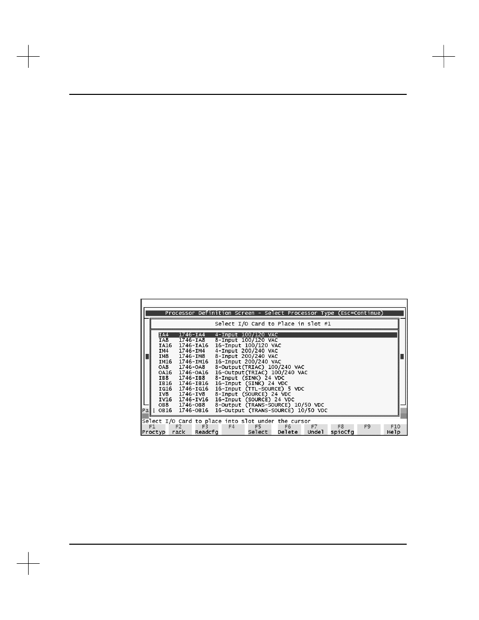I/o cards | Rockwell Automation 9323-S5500D A.I. SERIES MICROLOGIX 1000 AND PLC-500 SOFTW User Manual | Page 62 / 547