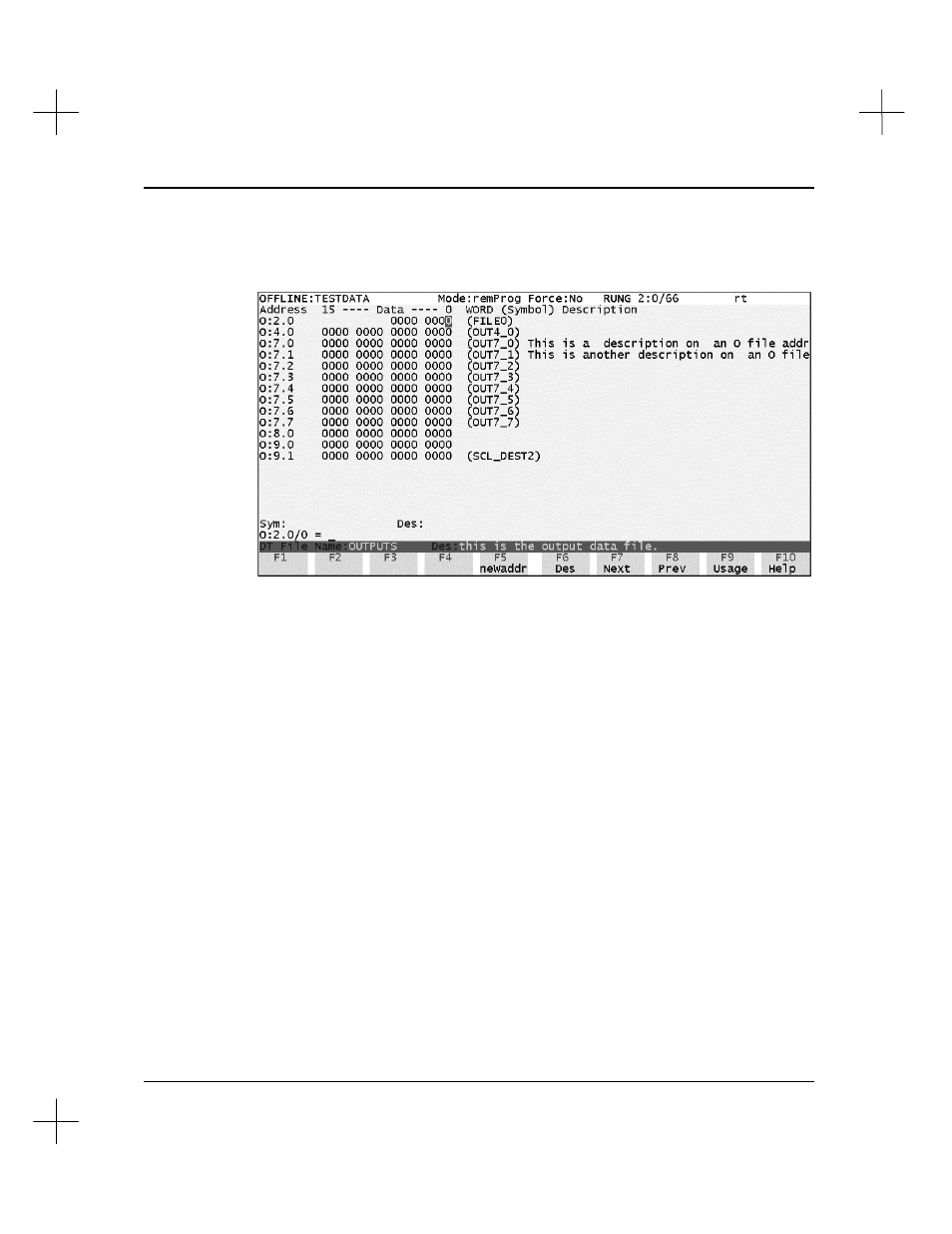 Monitoring output and input files | Rockwell Automation 9323-S5500D A.I. SERIES MICROLOGIX 1000 AND PLC-500 SOFTW User Manual | Page 79 / 547