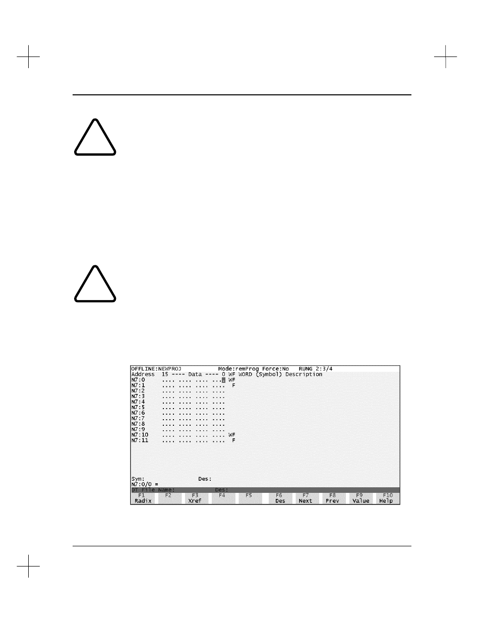 Monitoring integer files | Rockwell Automation 9323-S5500D A.I. SERIES MICROLOGIX 1000 AND PLC-500 SOFTW User Manual | Page 87 / 547