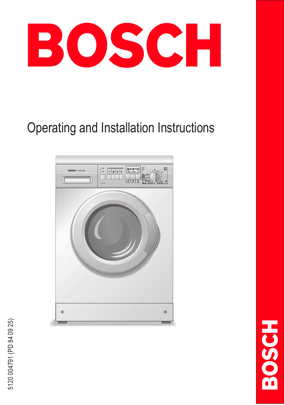 Bosch WVT 52458 User Manual | 49 pages