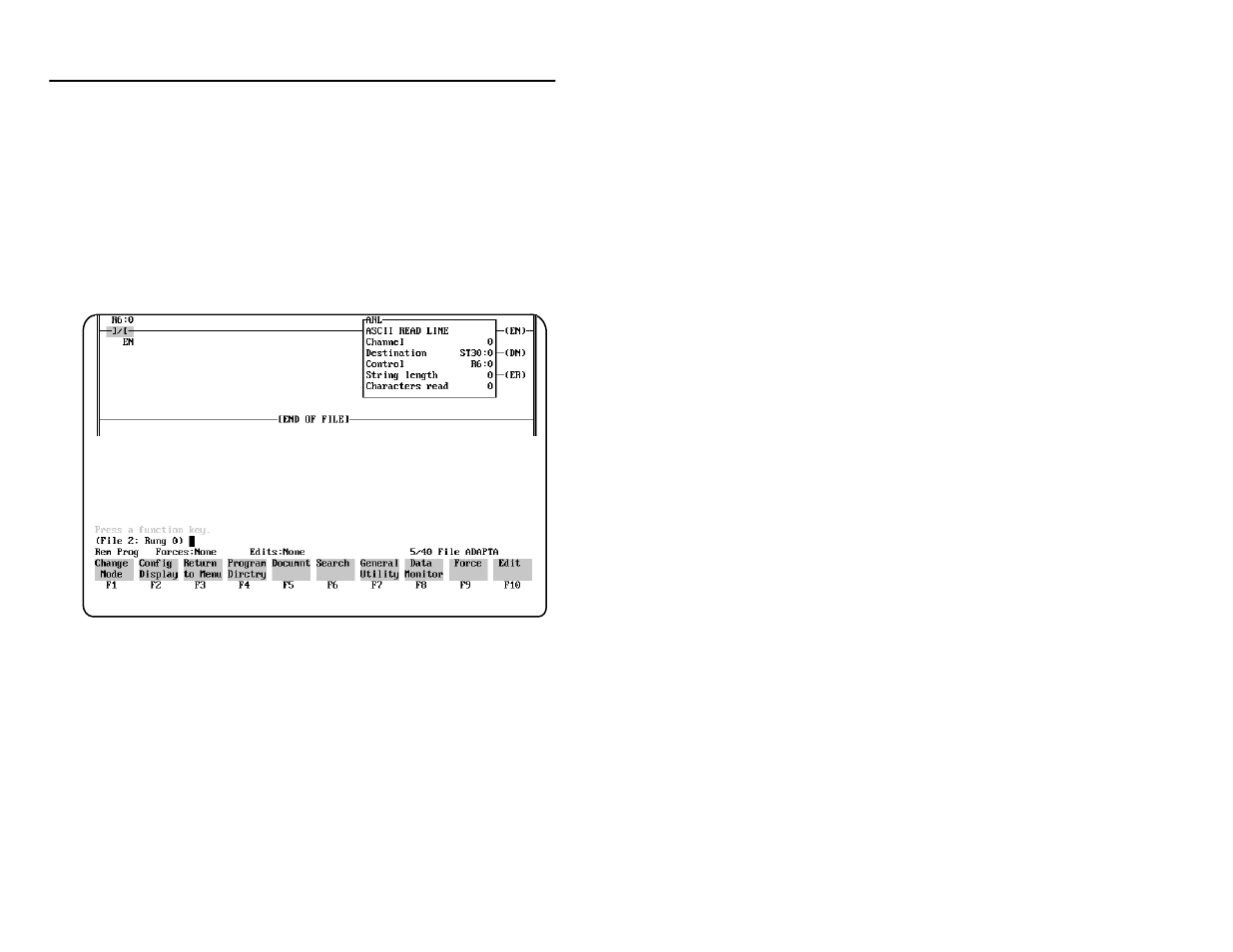 Plc program | Rockwell Automation 2755 Hand-Held Cordless Bar Code Scanners User Manual | Page 144 / 176