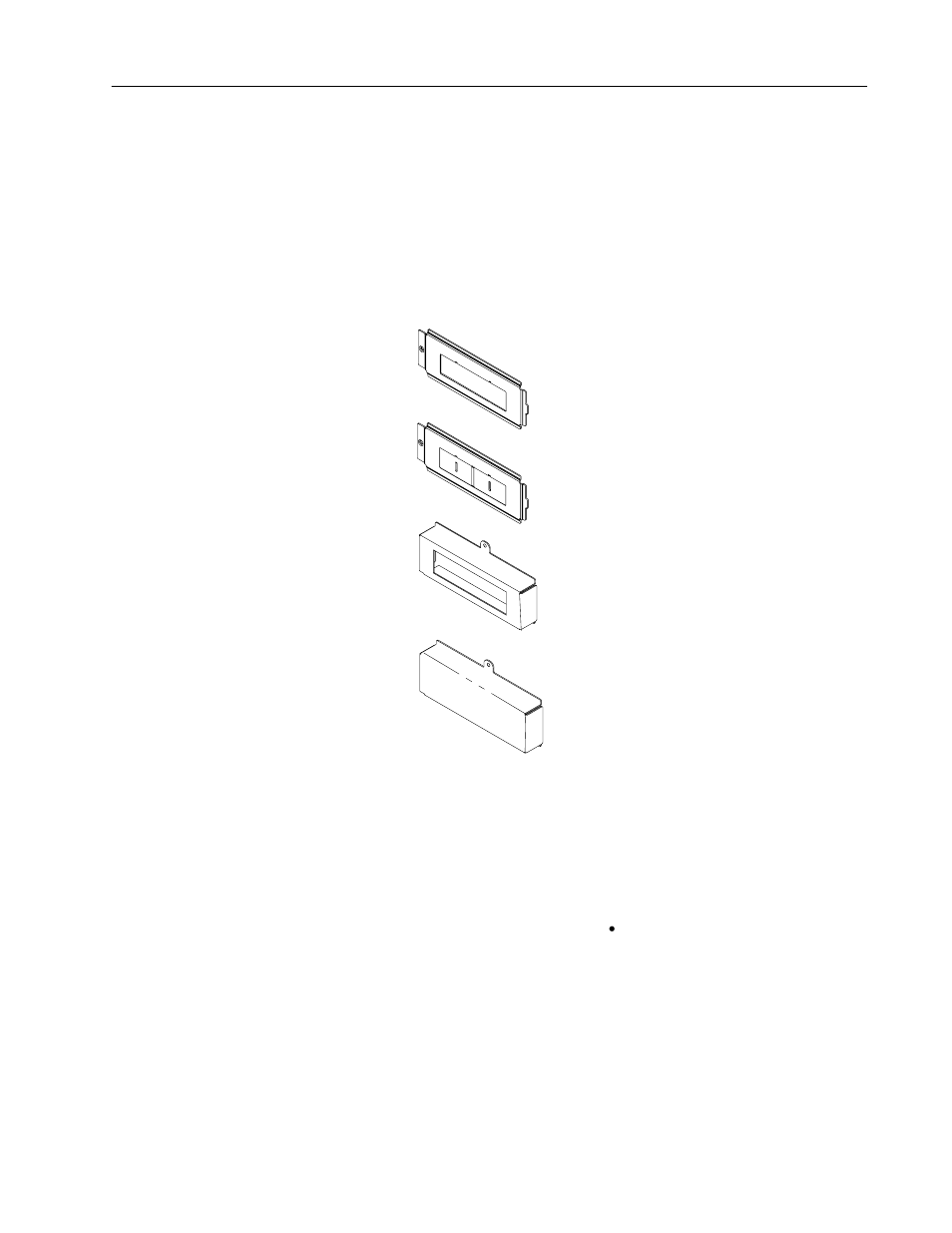 Floppy drive cover plates | Rockwell Automation 6189 Accessory Mounting Brackets and Covers for 6180 Computers User Manual | Page 7 / 16