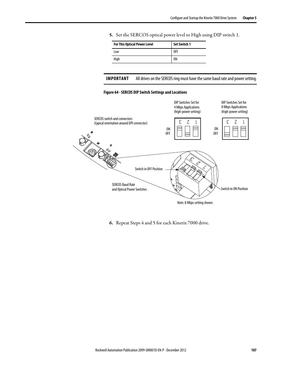 Rockwell Automation 2099-BMxx  Kinetix 7000 High Power Servo Drive User Manual User Manual | Page 107 / 190