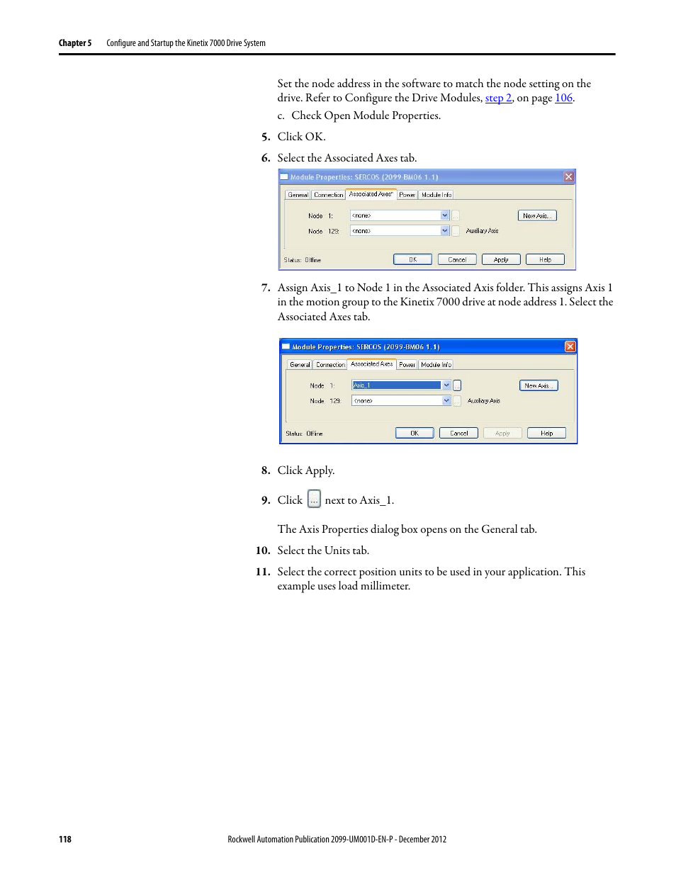 Rockwell Automation 2099-BMxx  Kinetix 7000 High Power Servo Drive User Manual User Manual | Page 118 / 190