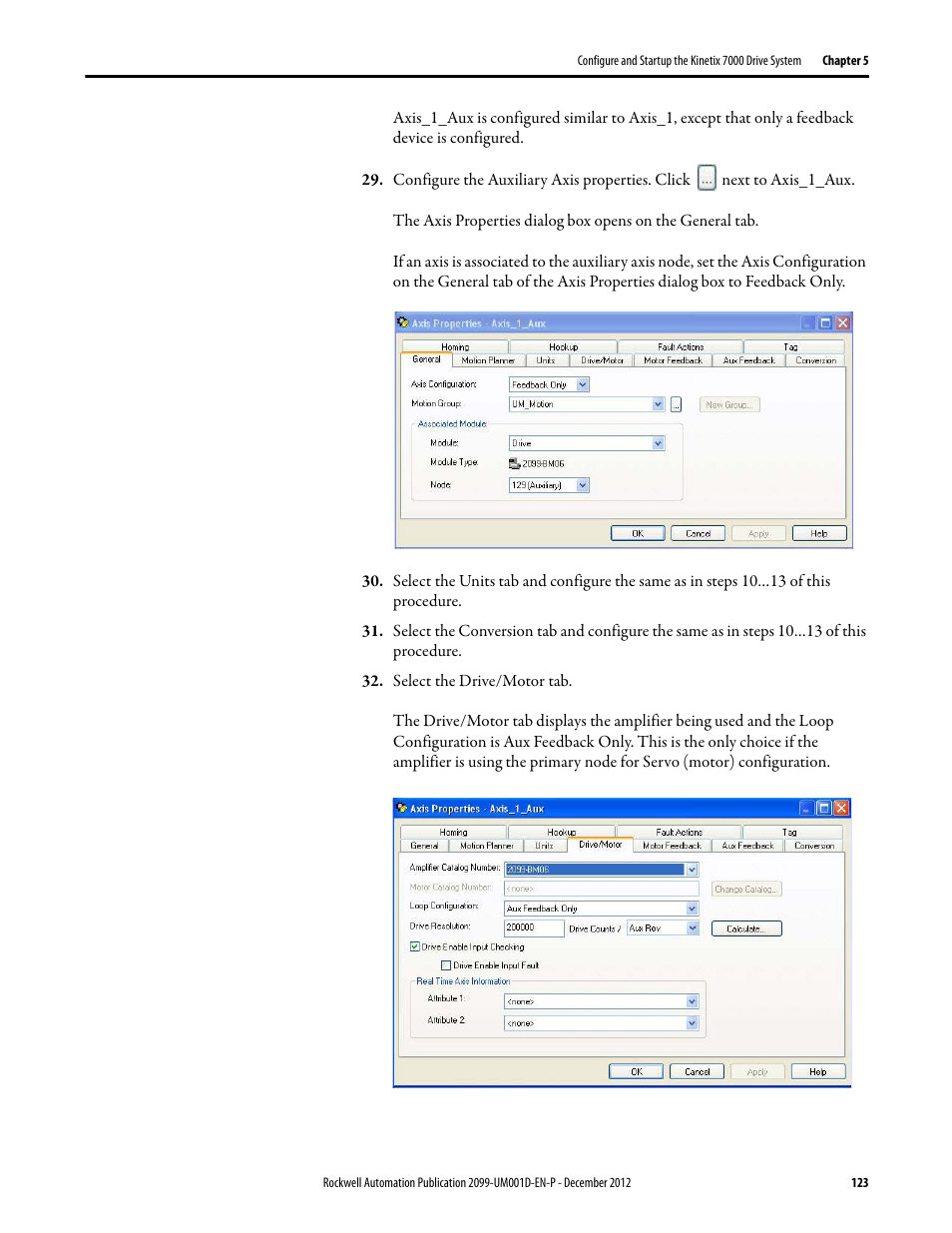 Rockwell Automation 2099-BMxx  Kinetix 7000 High Power Servo Drive User Manual User Manual | Page 123 / 190