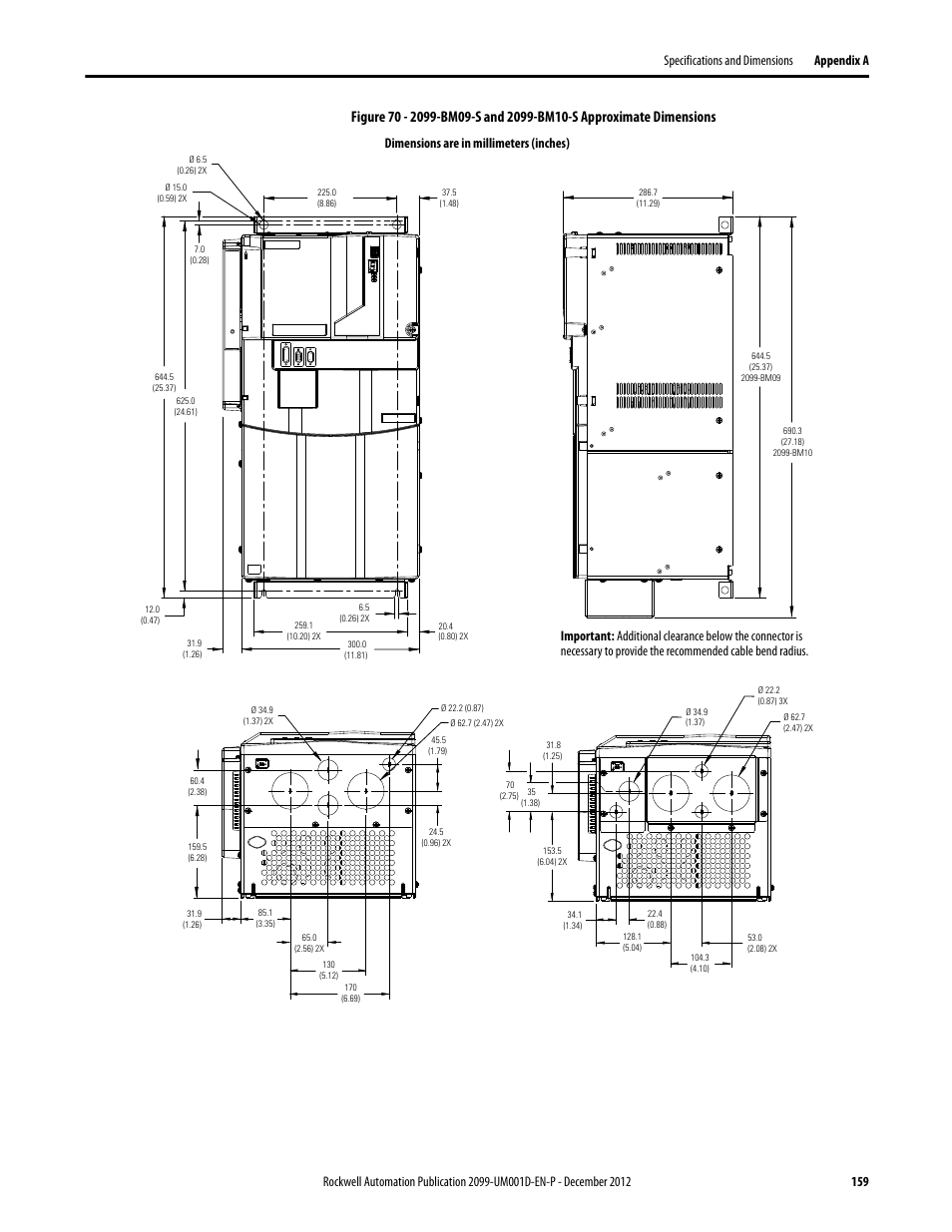 Rockwell Automation 2099-BMxx  Kinetix 7000 High Power Servo Drive User Manual User Manual | Page 159 / 190