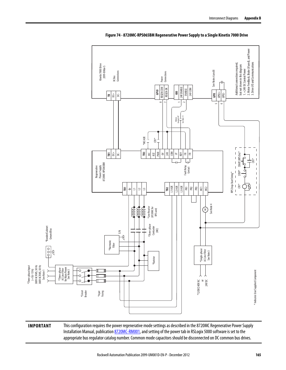 Figure 74 | Rockwell Automation 2099-BMxx  Kinetix 7000 High Power Servo Drive User Manual User Manual | Page 165 / 190