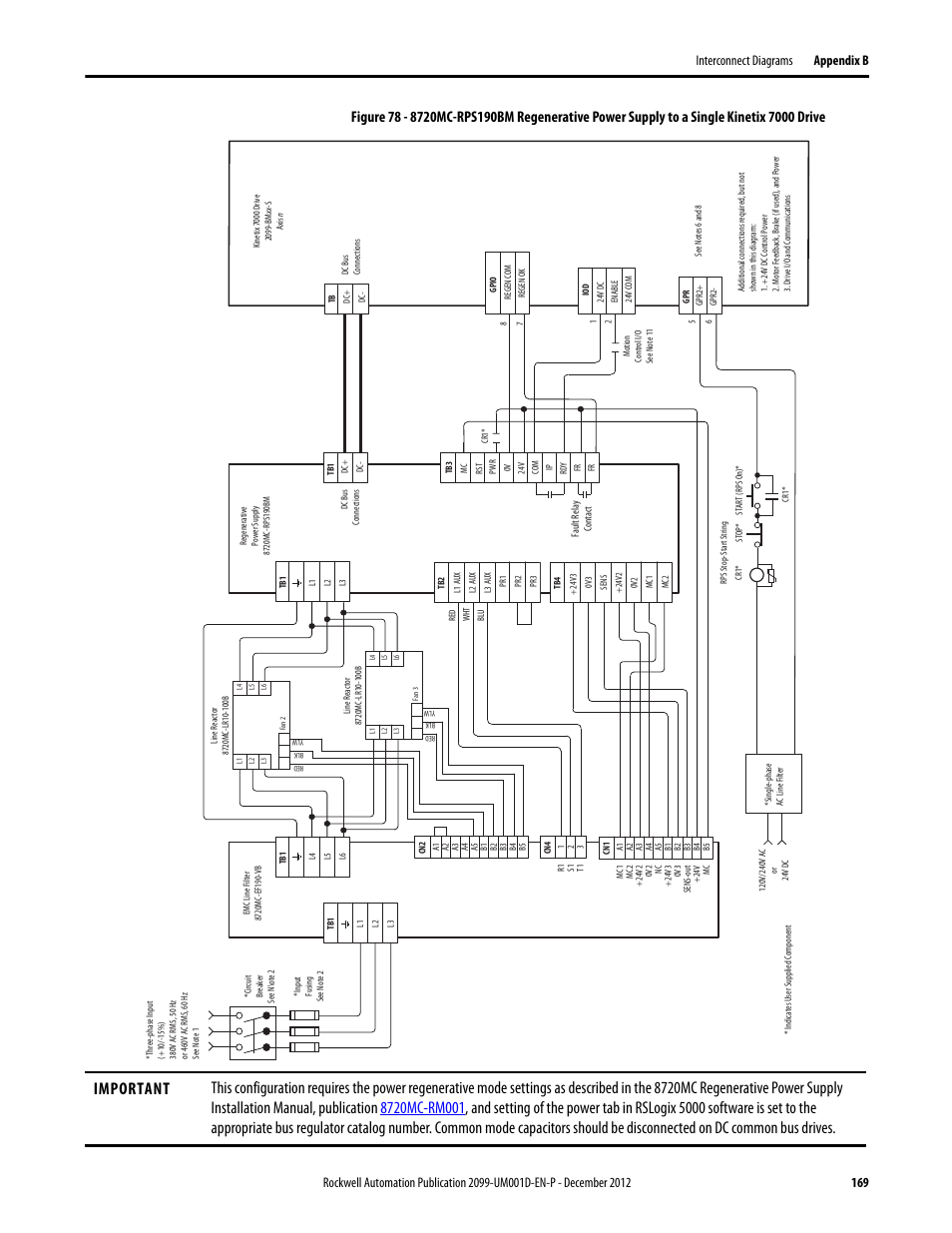 Figure 78 | Rockwell Automation 2099-BMxx  Kinetix 7000 High Power Servo Drive User Manual User Manual | Page 169 / 190