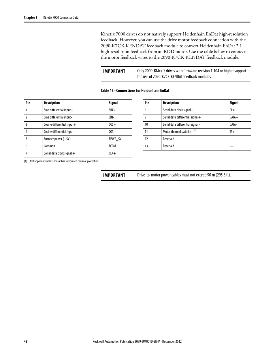 Rockwell Automation 2099-BMxx  Kinetix 7000 High Power Servo Drive User Manual User Manual | Page 48 / 190