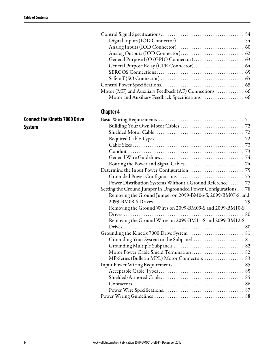 Rockwell Automation 2099-BMxx  Kinetix 7000 High Power Servo Drive User Manual User Manual | Page 6 / 190