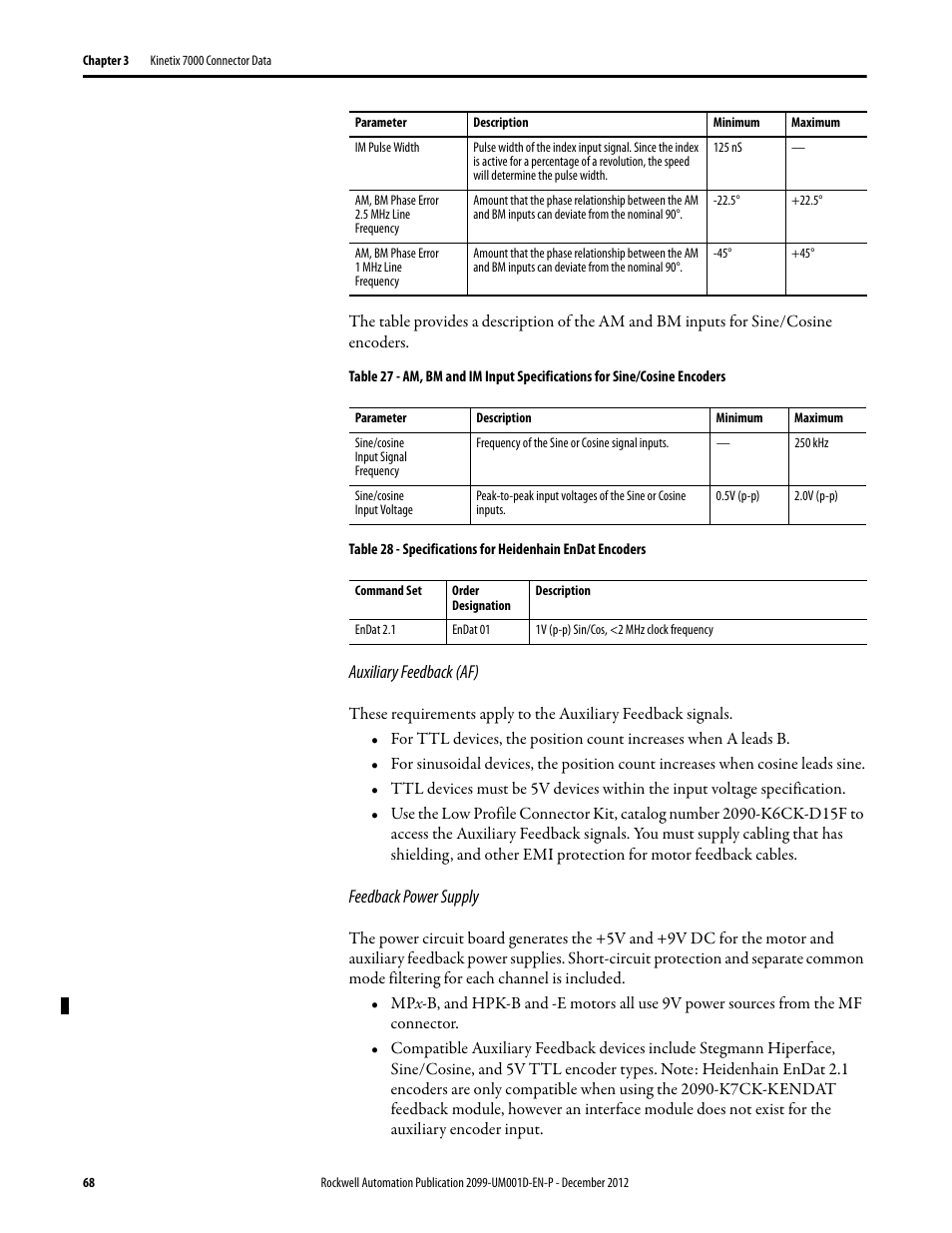 Rockwell Automation 2099-BMxx  Kinetix 7000 High Power Servo Drive User Manual User Manual | Page 68 / 190