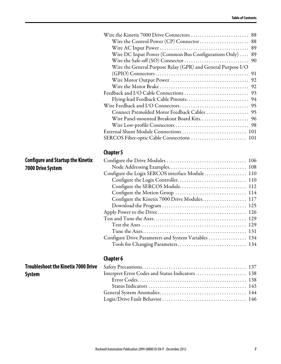 Rockwell Automation 2099-BMxx  Kinetix 7000 High Power Servo Drive User Manual User Manual | Page 7 / 190