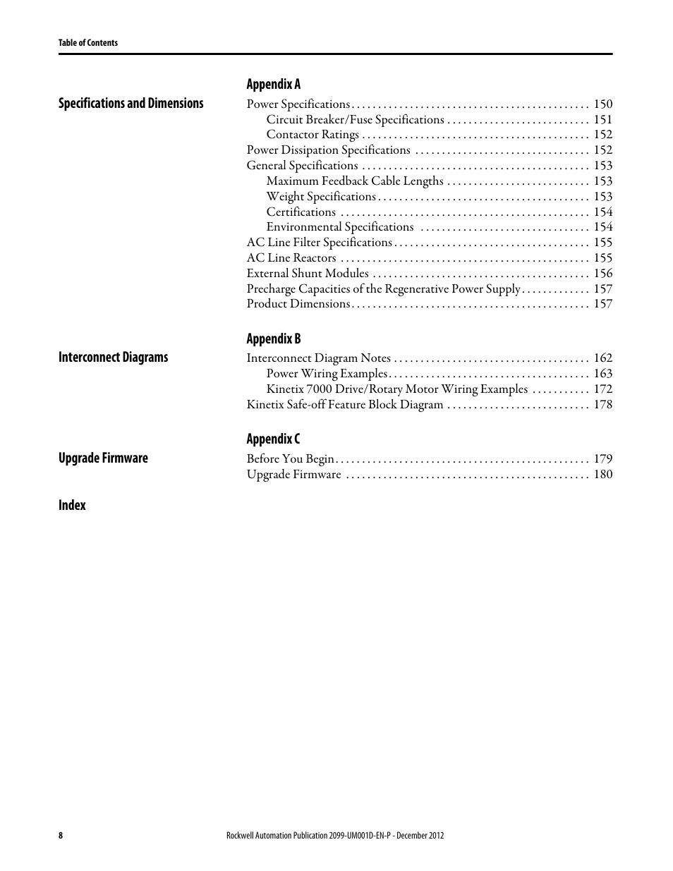 Rockwell Automation 2099-BMxx  Kinetix 7000 High Power Servo Drive User Manual User Manual | Page 8 / 190