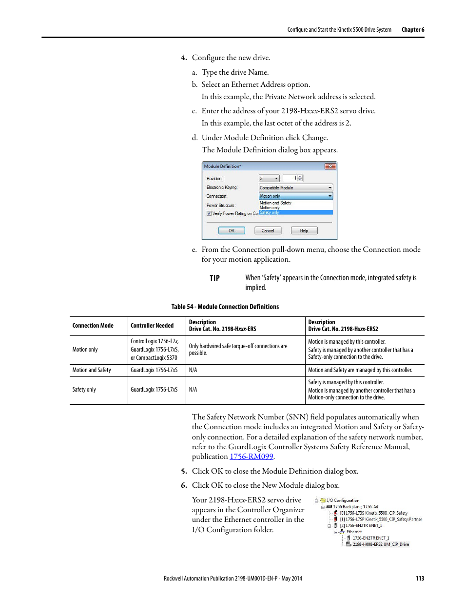 Rockwell Automation 2198-Hxxx Kinetix 5500 Servo Drives User Manual User Manual | Page 113 / 244