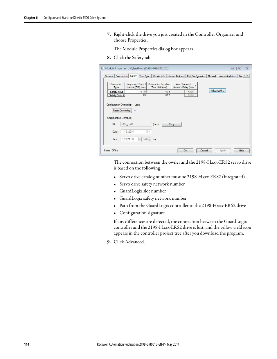 Rockwell Automation 2198-Hxxx Kinetix 5500 Servo Drives User Manual User Manual | Page 114 / 244