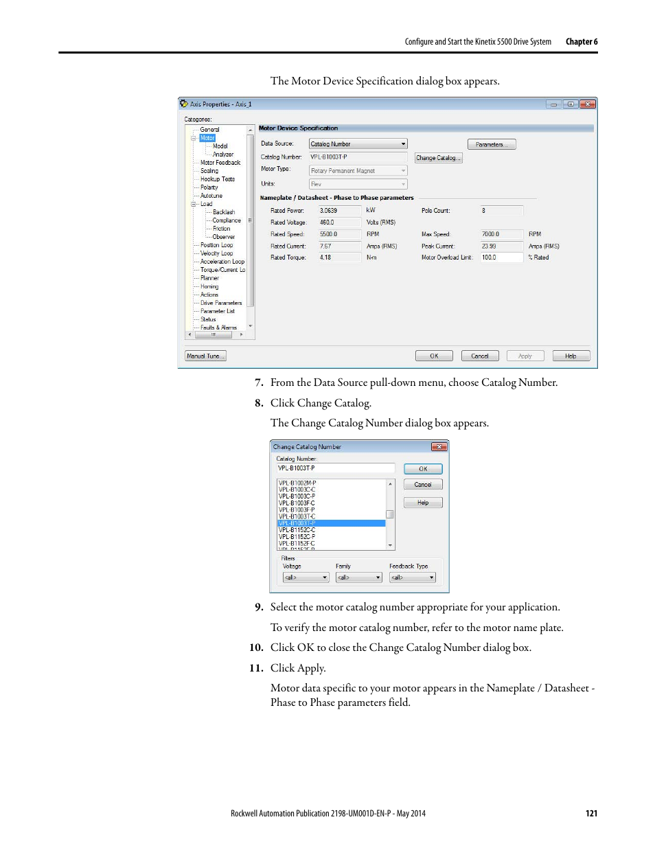 Rockwell Automation 2198-Hxxx Kinetix 5500 Servo Drives User Manual User Manual | Page 121 / 244