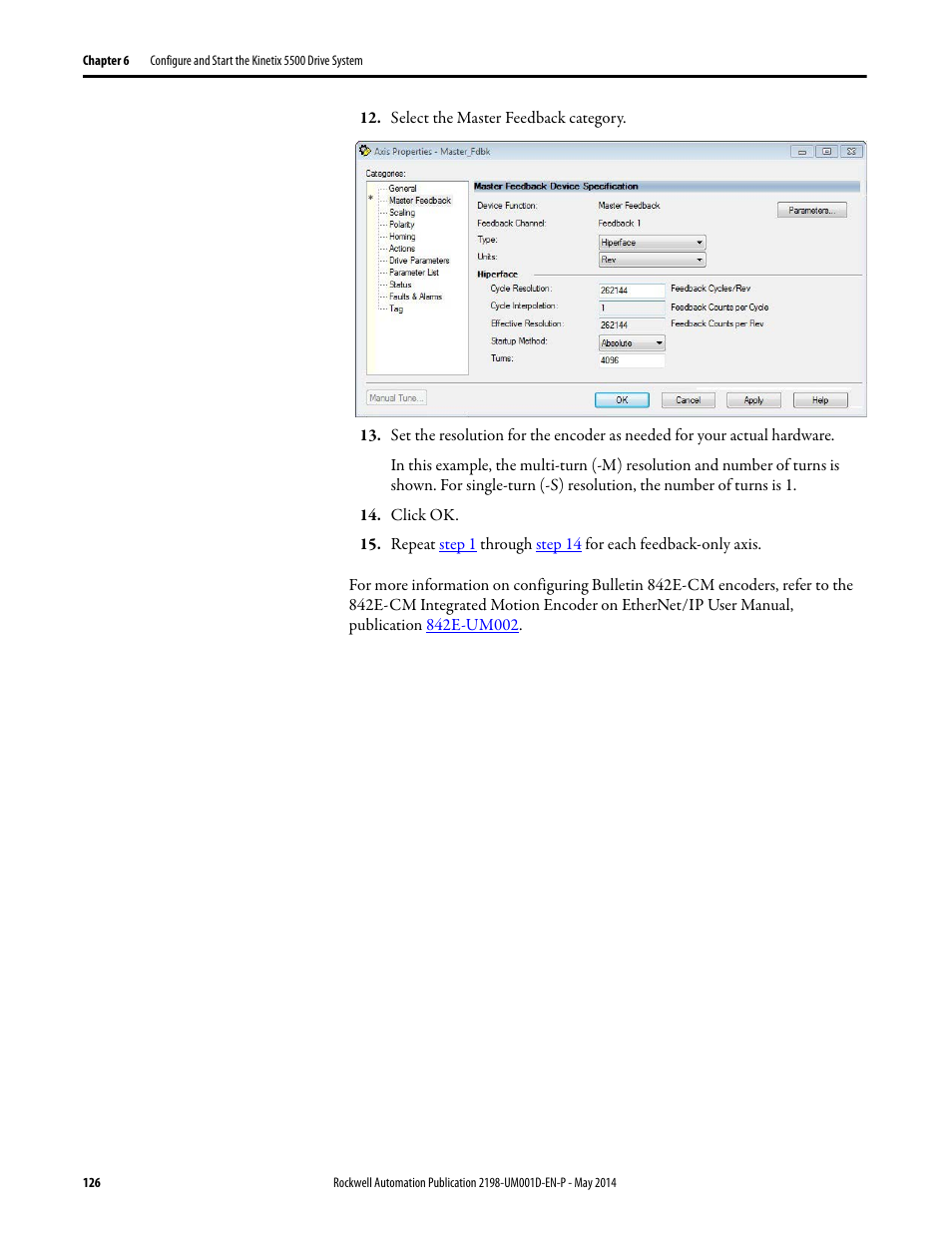 Rockwell Automation 2198-Hxxx Kinetix 5500 Servo Drives User Manual User Manual | Page 126 / 244