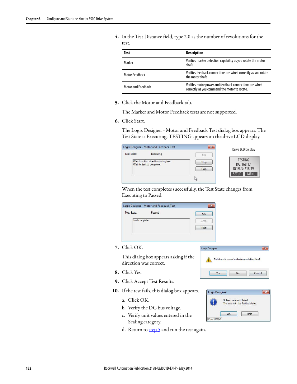 Rockwell Automation 2198-Hxxx Kinetix 5500 Servo Drives User Manual User Manual | Page 132 / 244