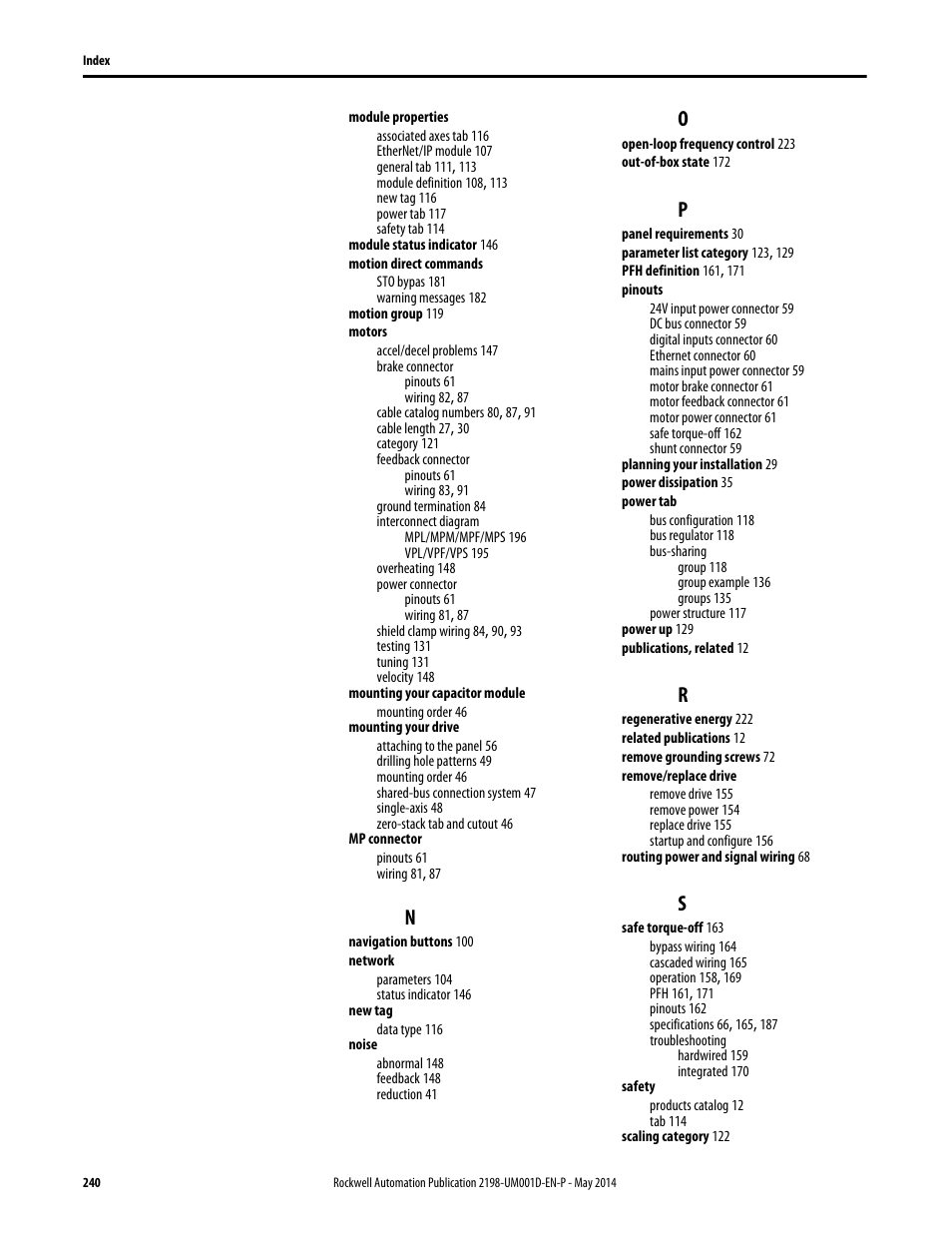 Rockwell Automation 2198-Hxxx Kinetix 5500 Servo Drives User Manual User Manual | Page 240 / 244