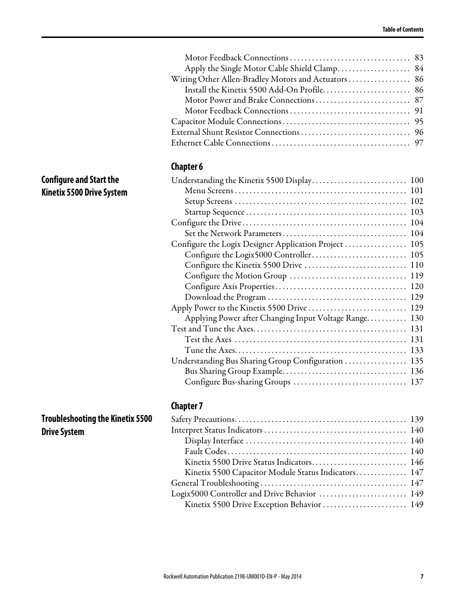 Rockwell Automation 2198-Hxxx Kinetix 5500 Servo Drives User Manual User Manual | Page 7 / 244