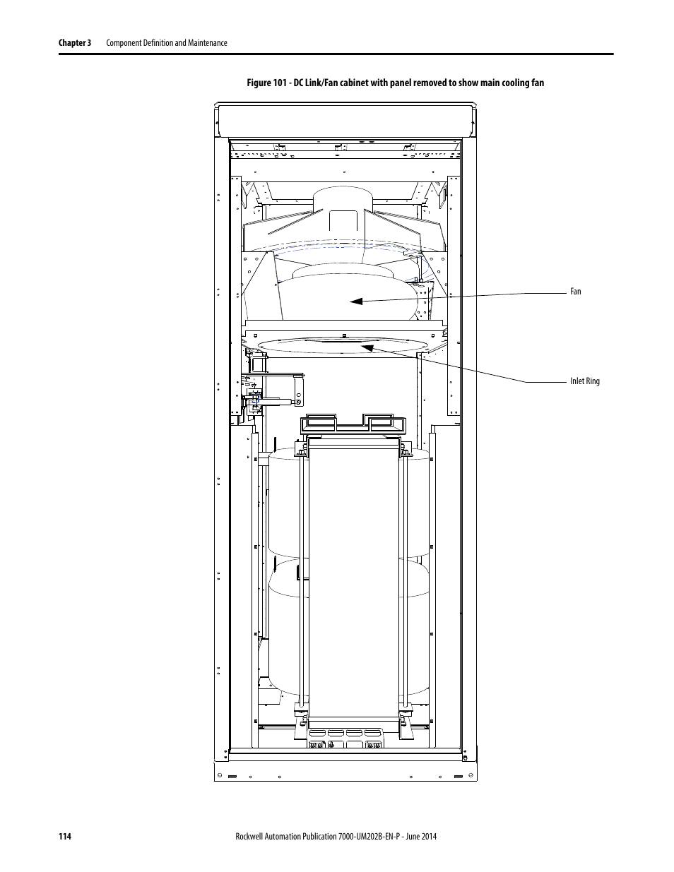Rockwell Automation 7000 PowerFlex Medium Voltage AC Drive (B Frame) - ForGe Control User Manual | Page 114 / 216