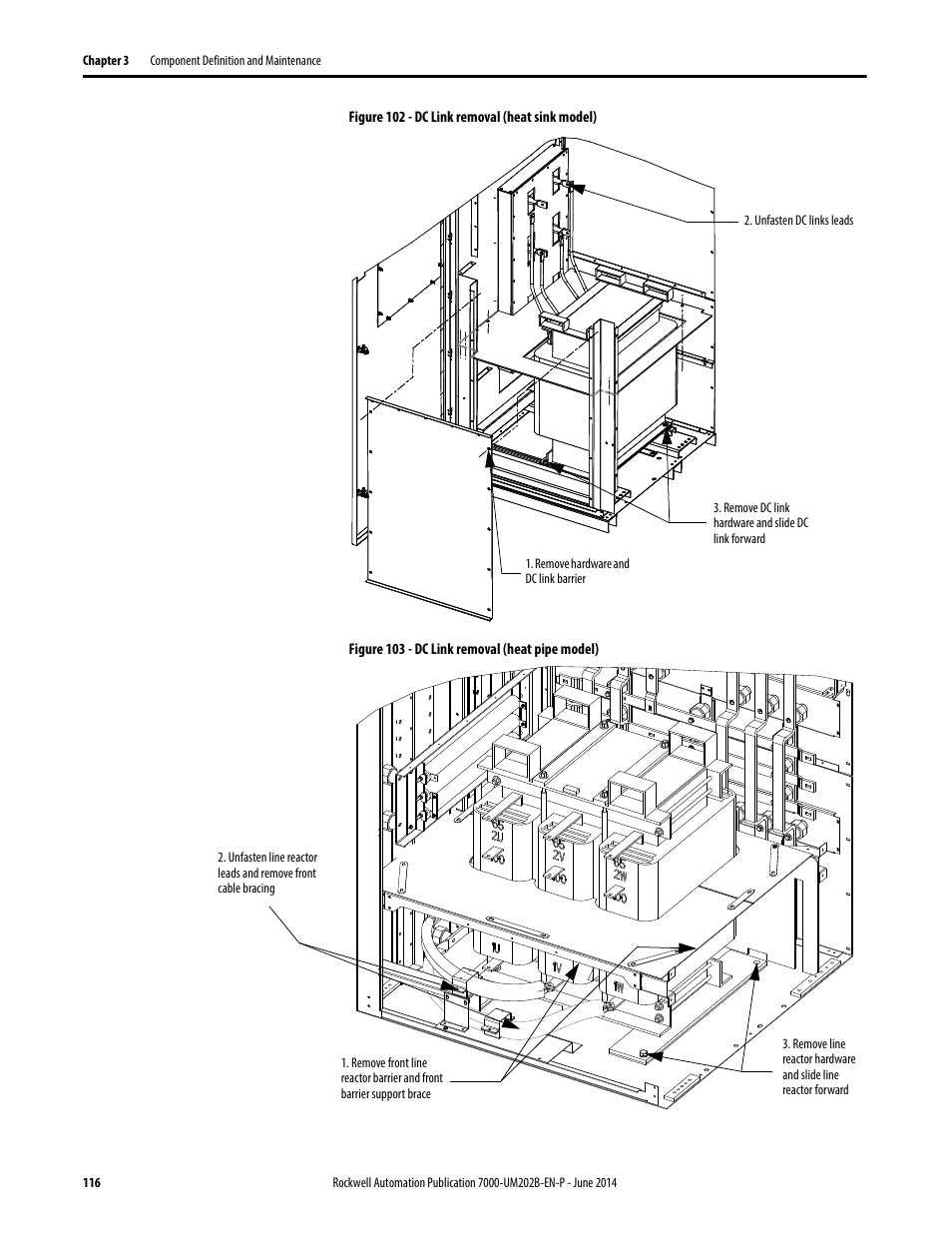 Rockwell Automation 7000 PowerFlex Medium Voltage AC Drive (B Frame) - ForGe Control User Manual | Page 116 / 216