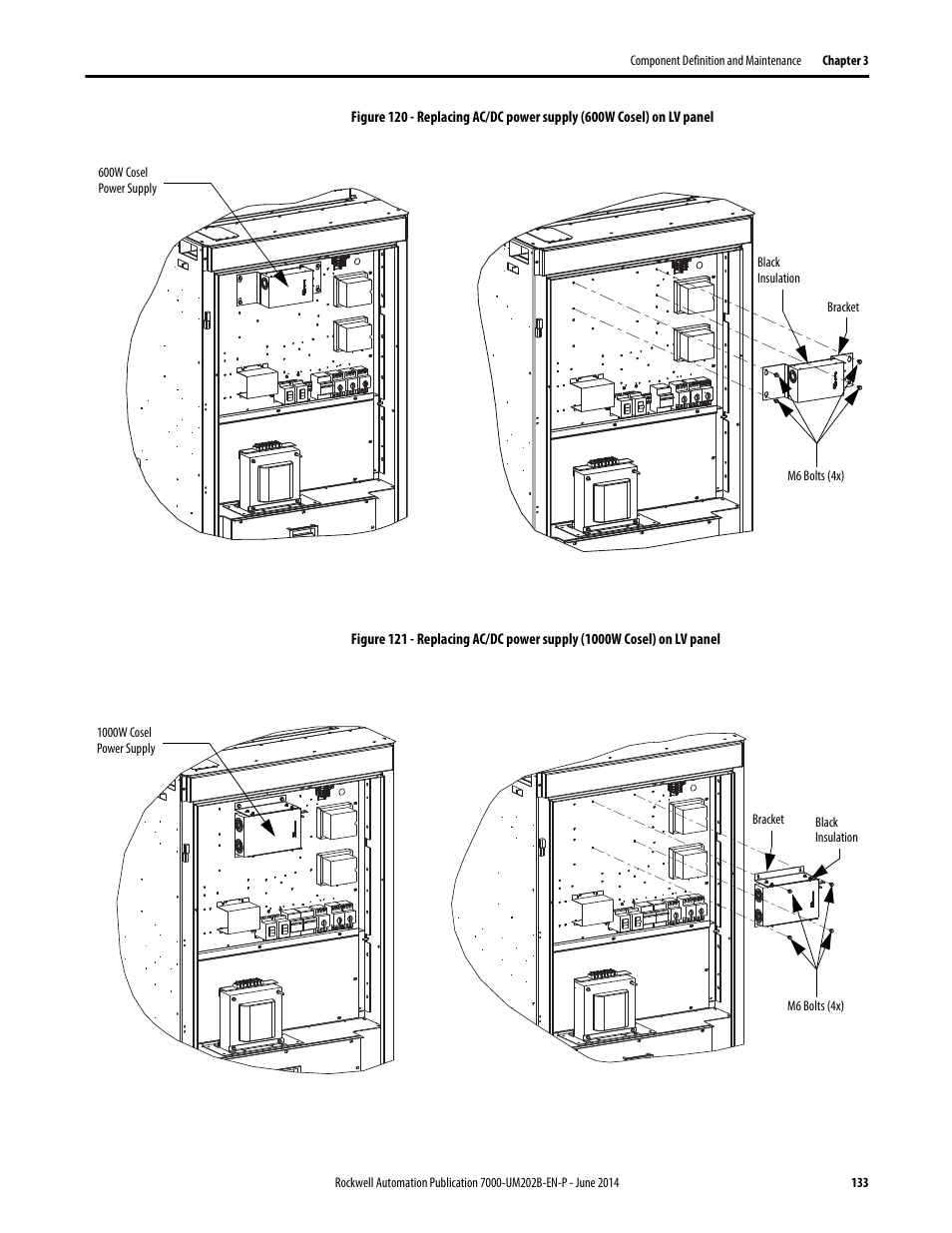 Rockwell Automation 7000 PowerFlex Medium Voltage AC Drive (B Frame) - ForGe Control User Manual | Page 133 / 216