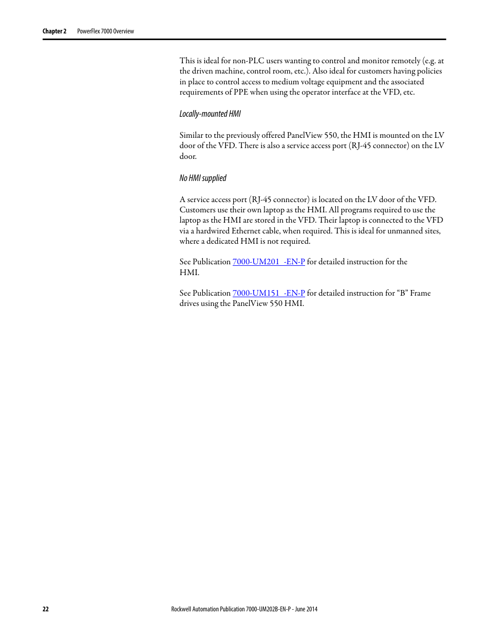 Rockwell Automation 7000 PowerFlex Medium Voltage AC Drive (B Frame) - ForGe Control User Manual | Page 22 / 216