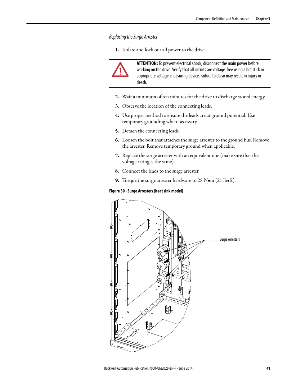 Rockwell Automation 7000 PowerFlex Medium Voltage AC Drive (B Frame) - ForGe Control User Manual | Page 41 / 216