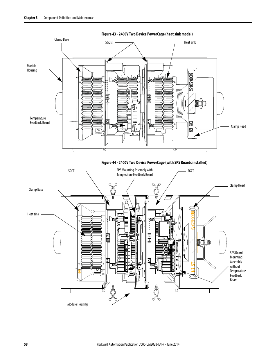 Rockwell Automation 7000 PowerFlex Medium Voltage AC Drive (B Frame) - ForGe Control User Manual | Page 58 / 216
