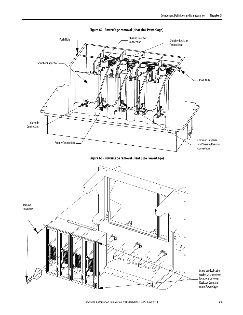 Rockwell Automation 7000 PowerFlex Medium Voltage AC Drive (B Frame) - ForGe Control User Manual | Page 73 / 216