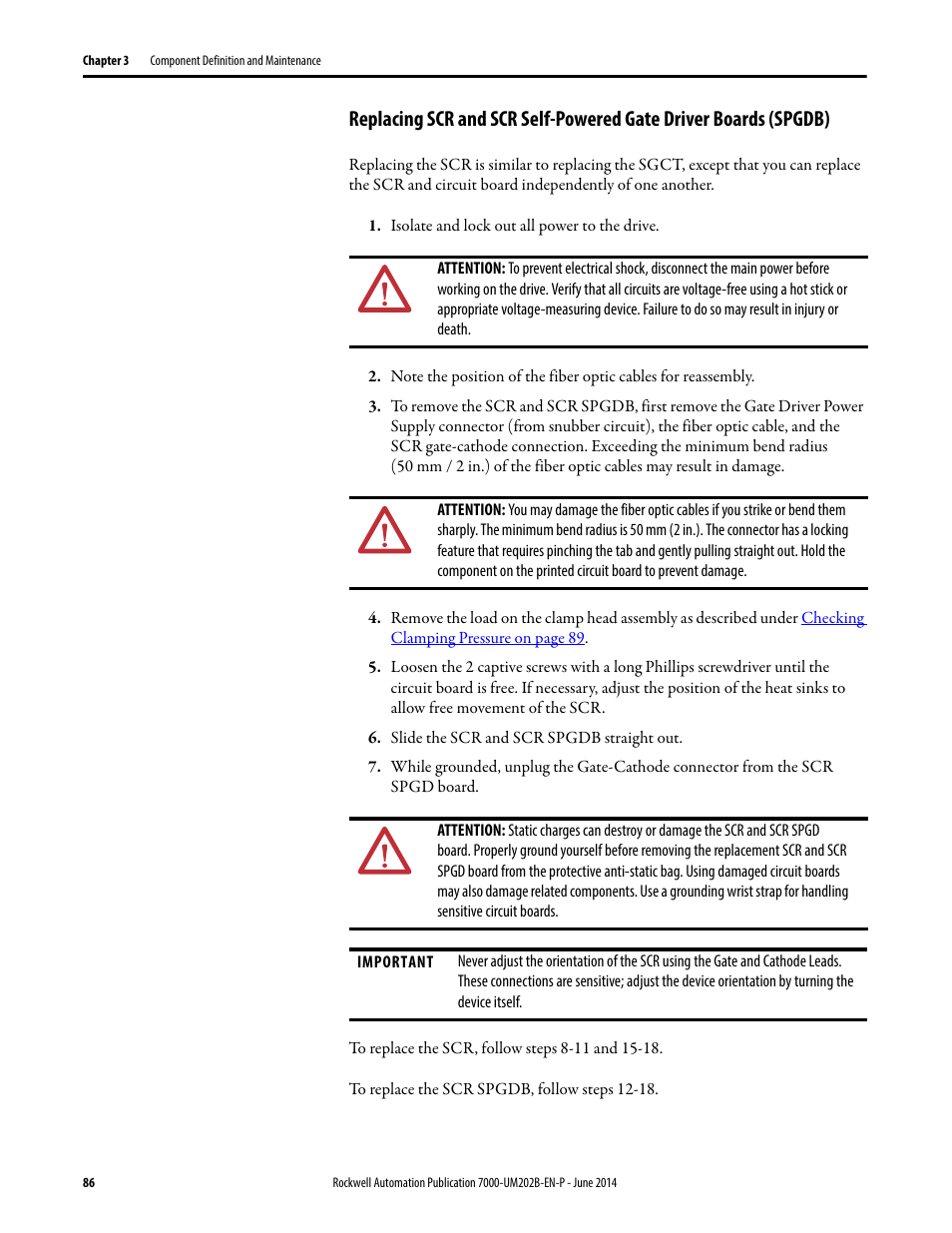 For det | Rockwell Automation 7000 PowerFlex Medium Voltage AC Drive (B Frame) - ForGe Control User Manual | Page 86 / 216