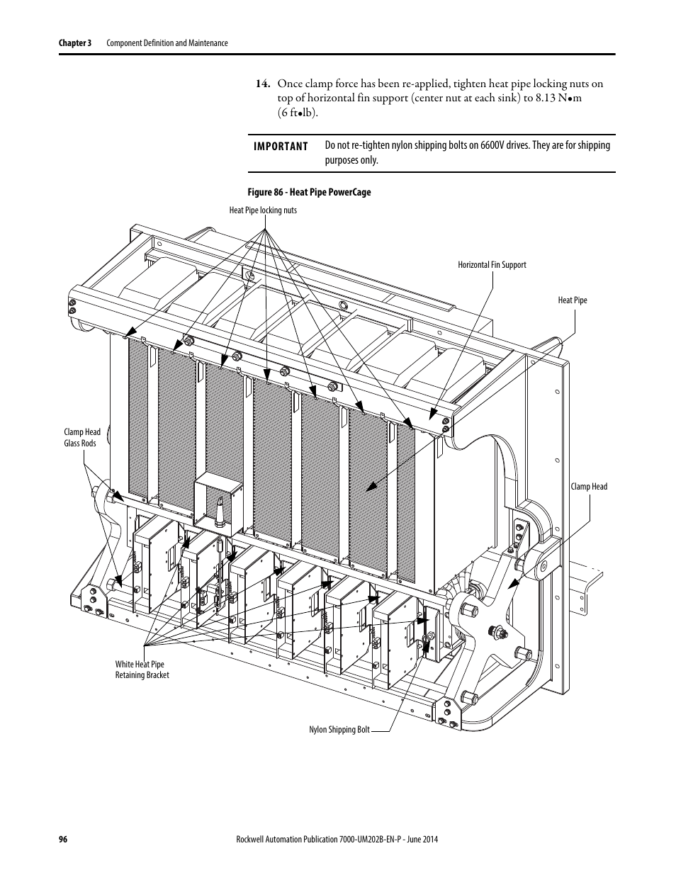 Figure 86 | Rockwell Automation 7000 PowerFlex Medium Voltage AC Drive (B Frame) - ForGe Control User Manual | Page 96 / 216