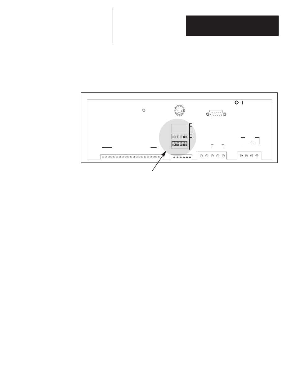 Parallel port unit, Dip switch locations, Location of dip switches | Dip switch functions, Chapter 12 dip switch settings | Rockwell Automation 2706 DL40 HARDWARE USER MANUAL User Manual | Page 146 / 171