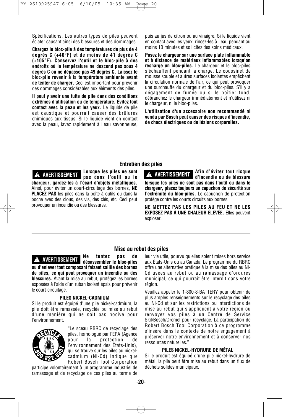 Bosch 1645-24 User Manual | Page 20 / 48