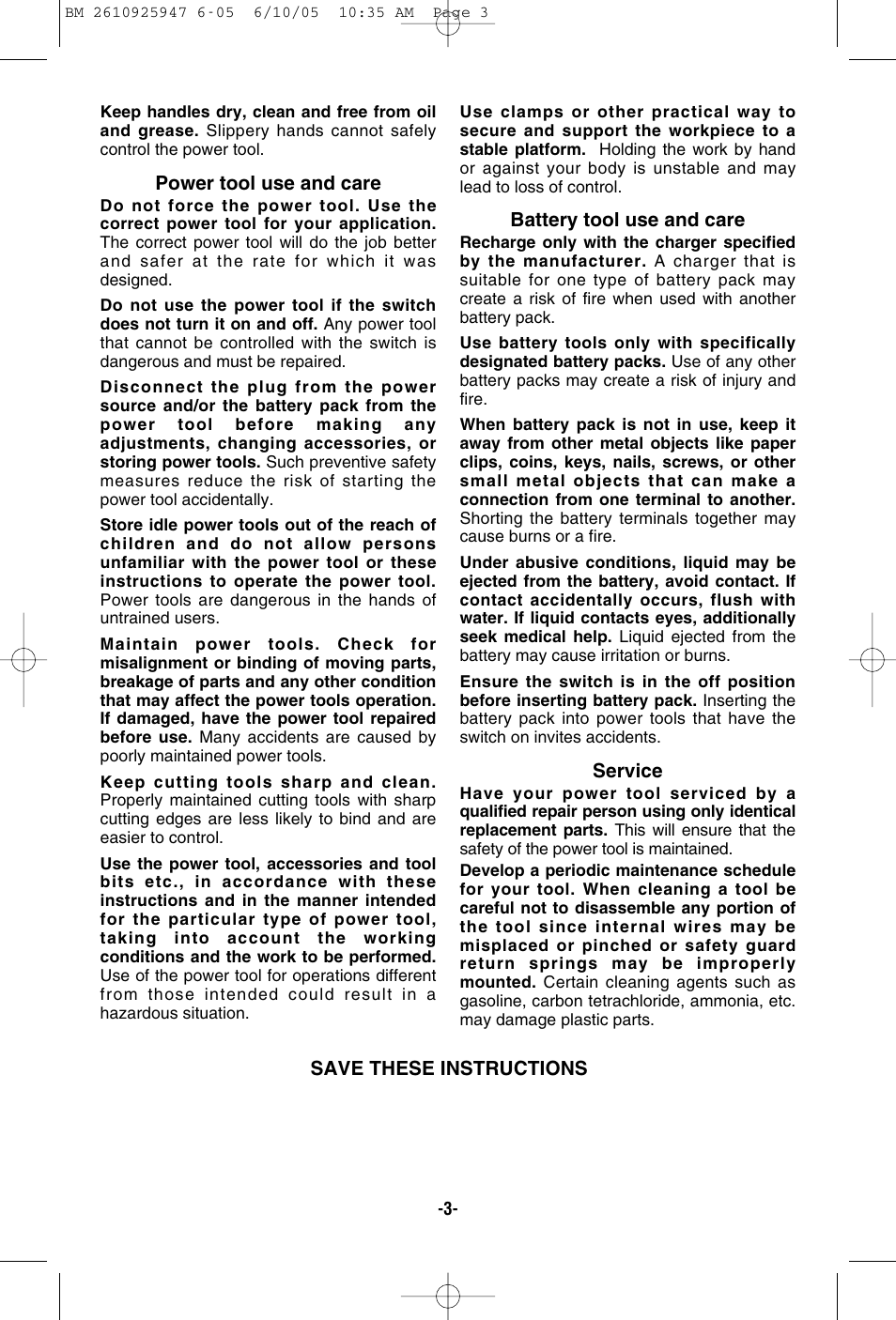 Bosch 1645-24 User Manual | Page 3 / 48