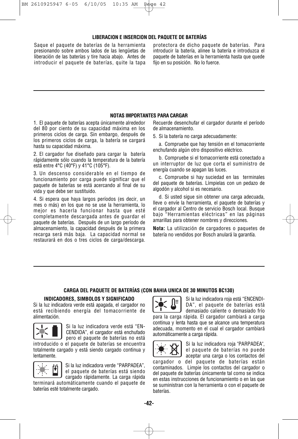 Bosch 1645-24 User Manual | Page 42 / 48