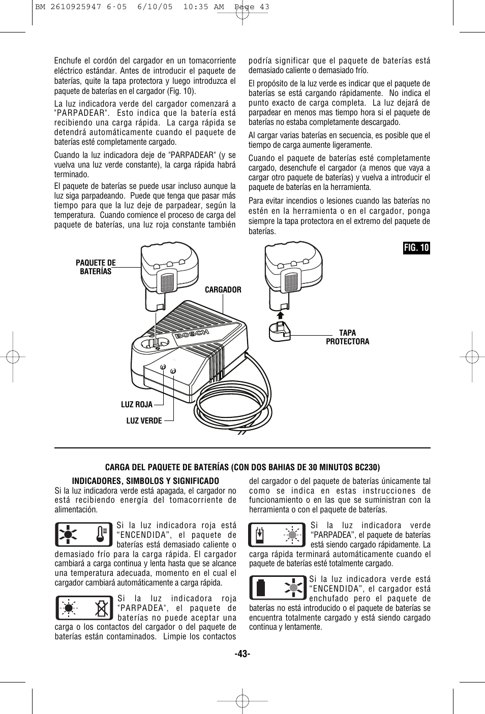 Bosch 1645-24 User Manual | Page 43 / 48