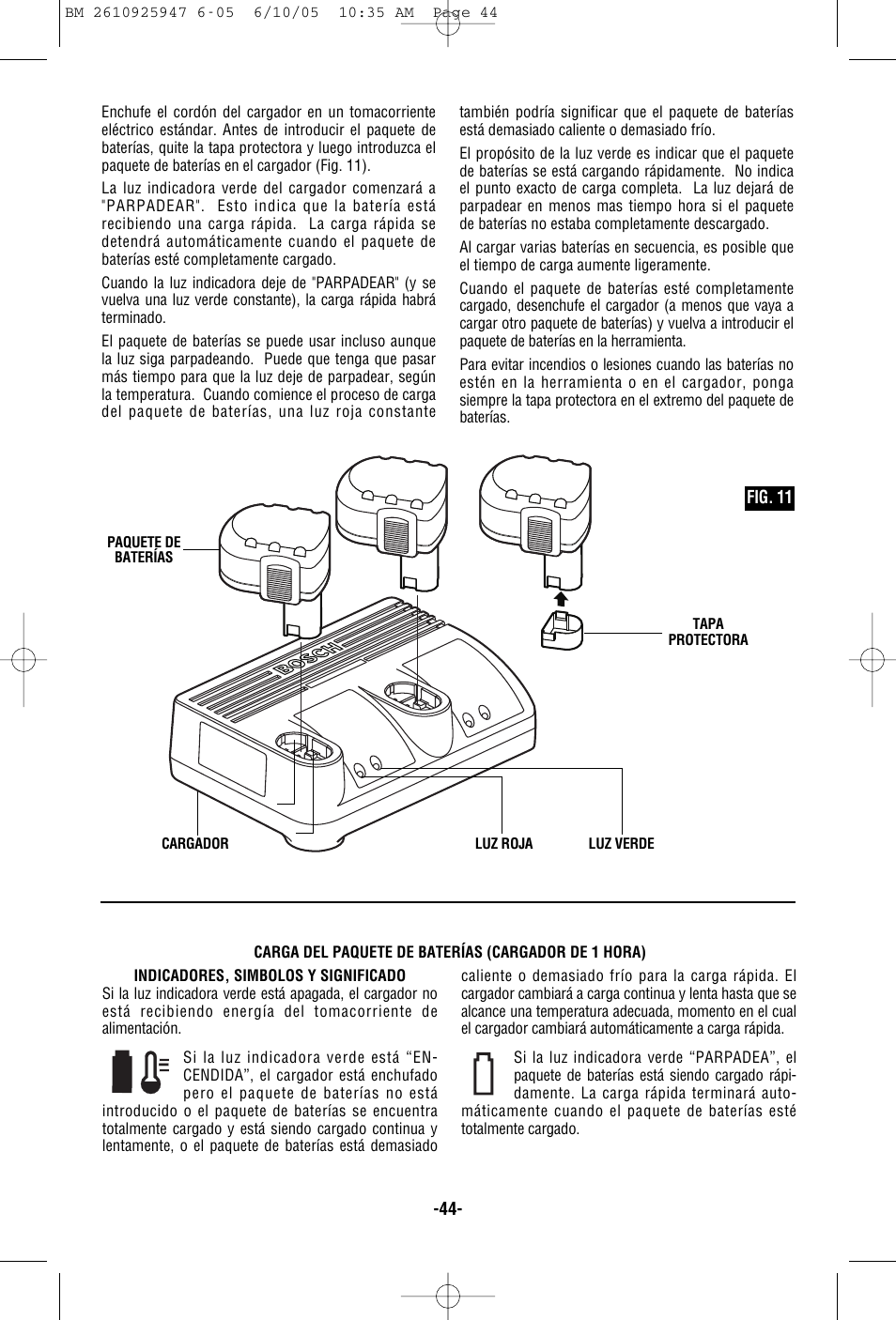 Bosch 1645-24 User Manual | Page 44 / 48