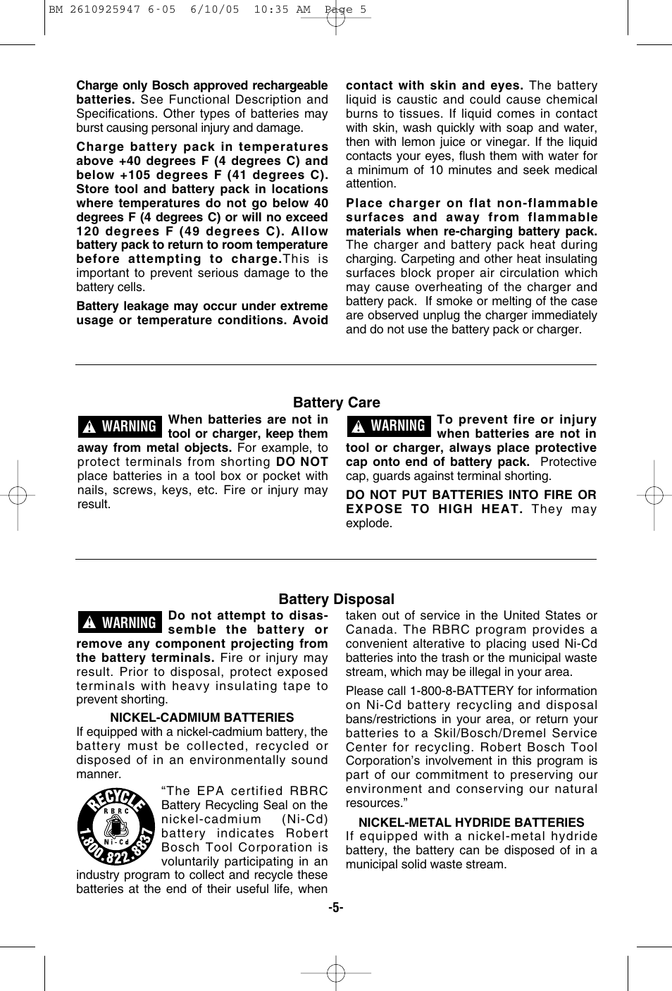 Bosch 1645-24 User Manual | Page 5 / 48