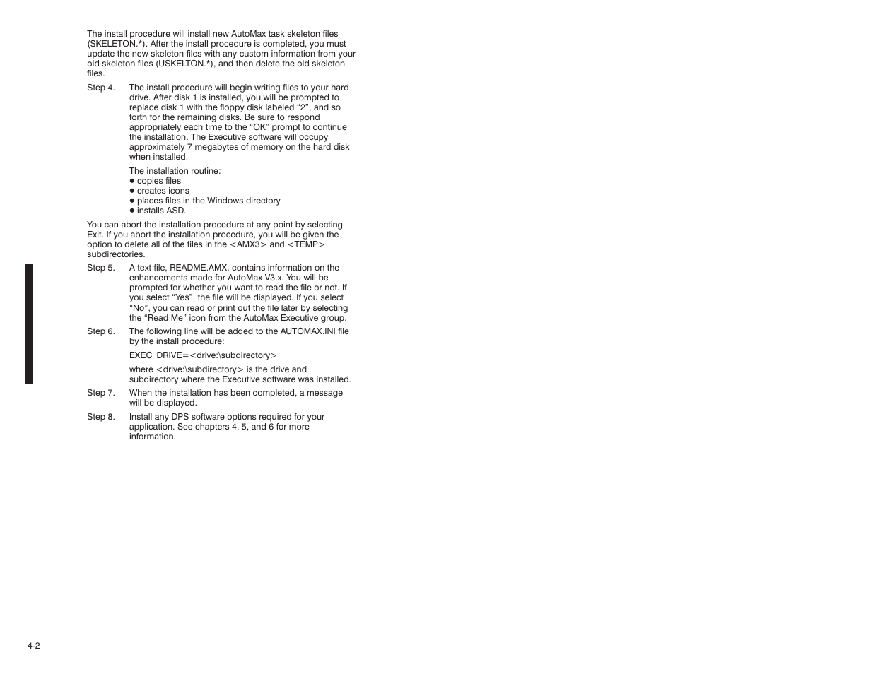 Rockwell Automation 57C600 AutoMax Programming Exec V3.8 (+ Regulators) Install User Manual | Page 12 / 30