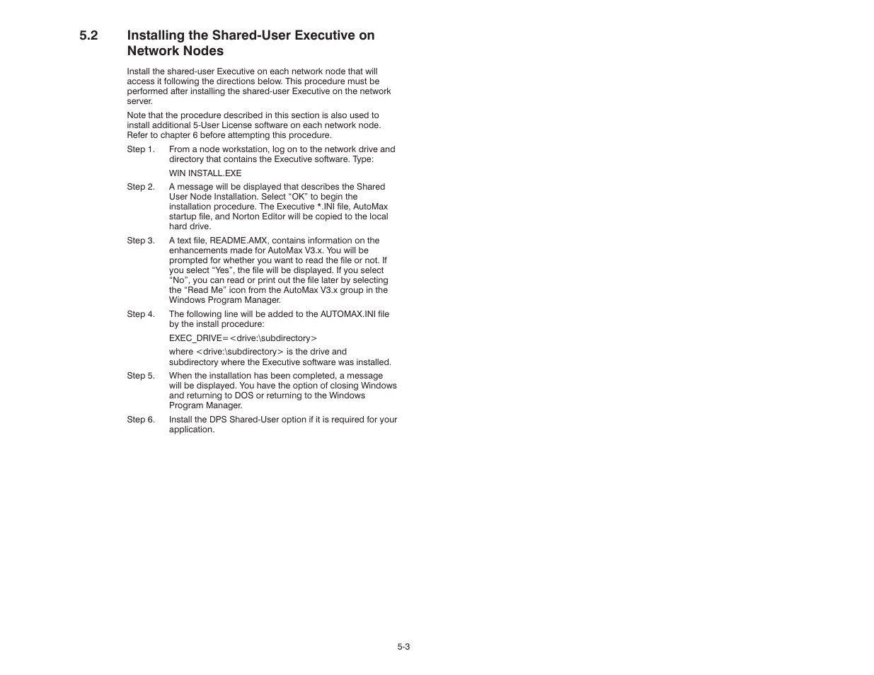 Rockwell Automation 57C600 AutoMax Programming Exec V3.8 (+ Regulators) Install User Manual | Page 15 / 30