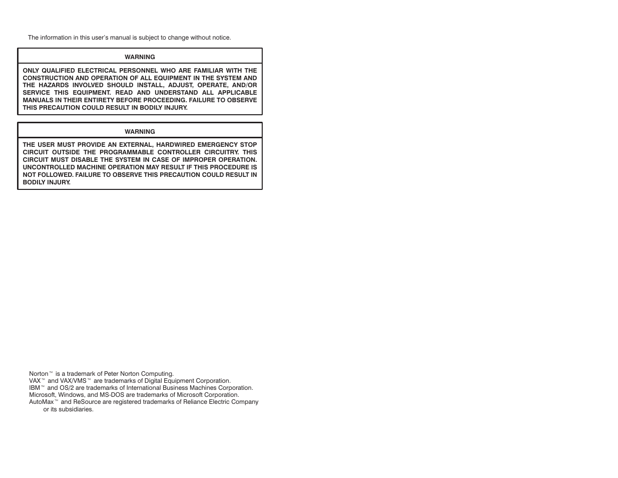 Rockwell Automation 57C600 AutoMax Programming Exec V3.8 (+ Regulators) Install User Manual | Page 2 / 30