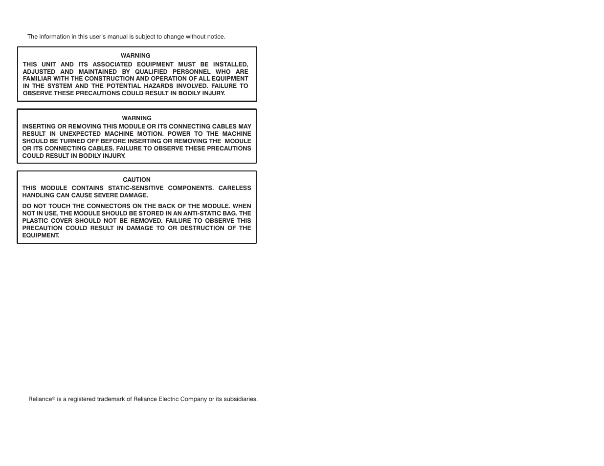 Warning notices | Rockwell Automation 57C415 24V AC/DC Input Module User Manual | Page 2 / 34