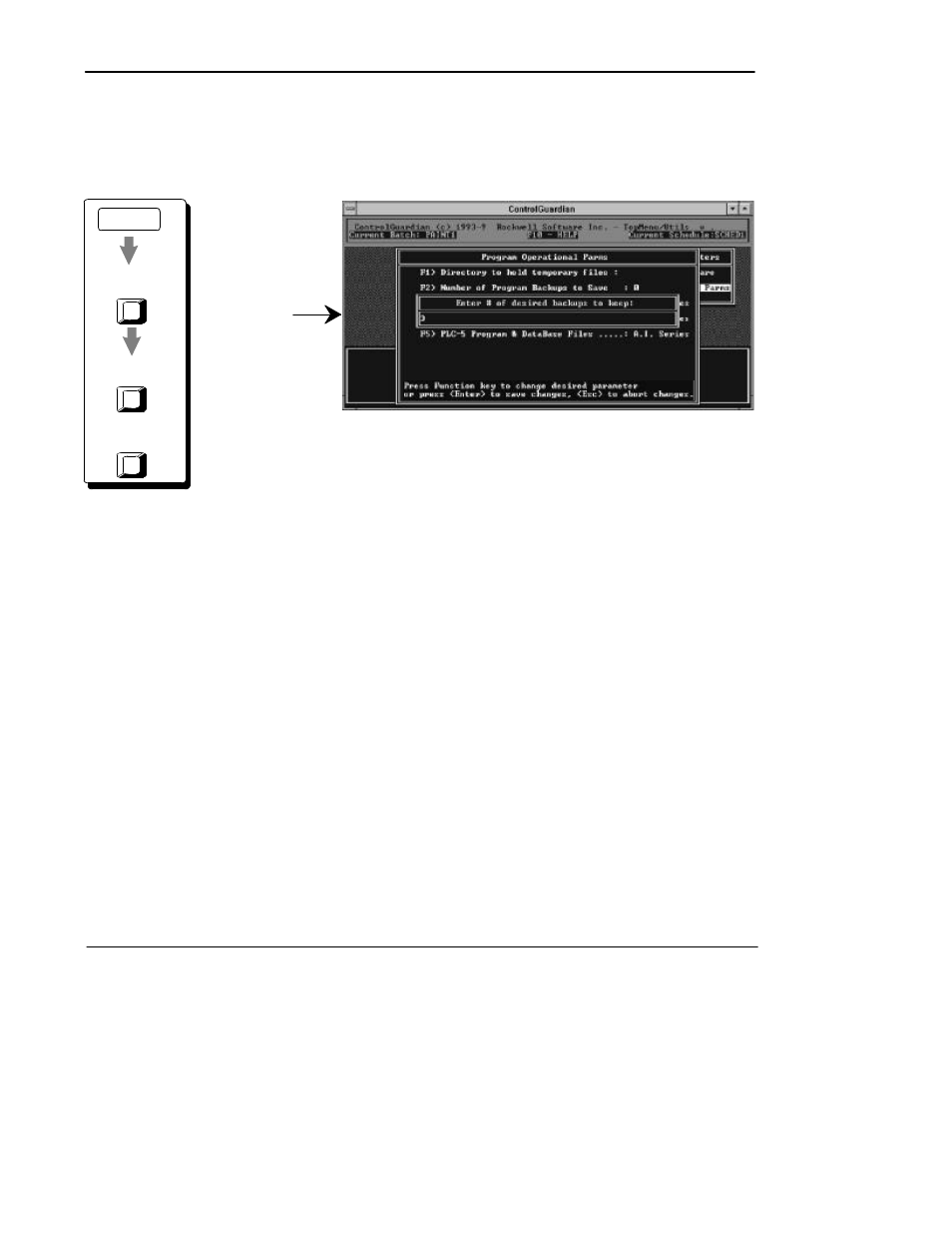 Specifyingthenumberofproductionfilebackups, Specifying the number of production file backups, Preface | Rockwell Automation 9330-CC ControlGuardian User's Guide User Manual | Page 100 / 176