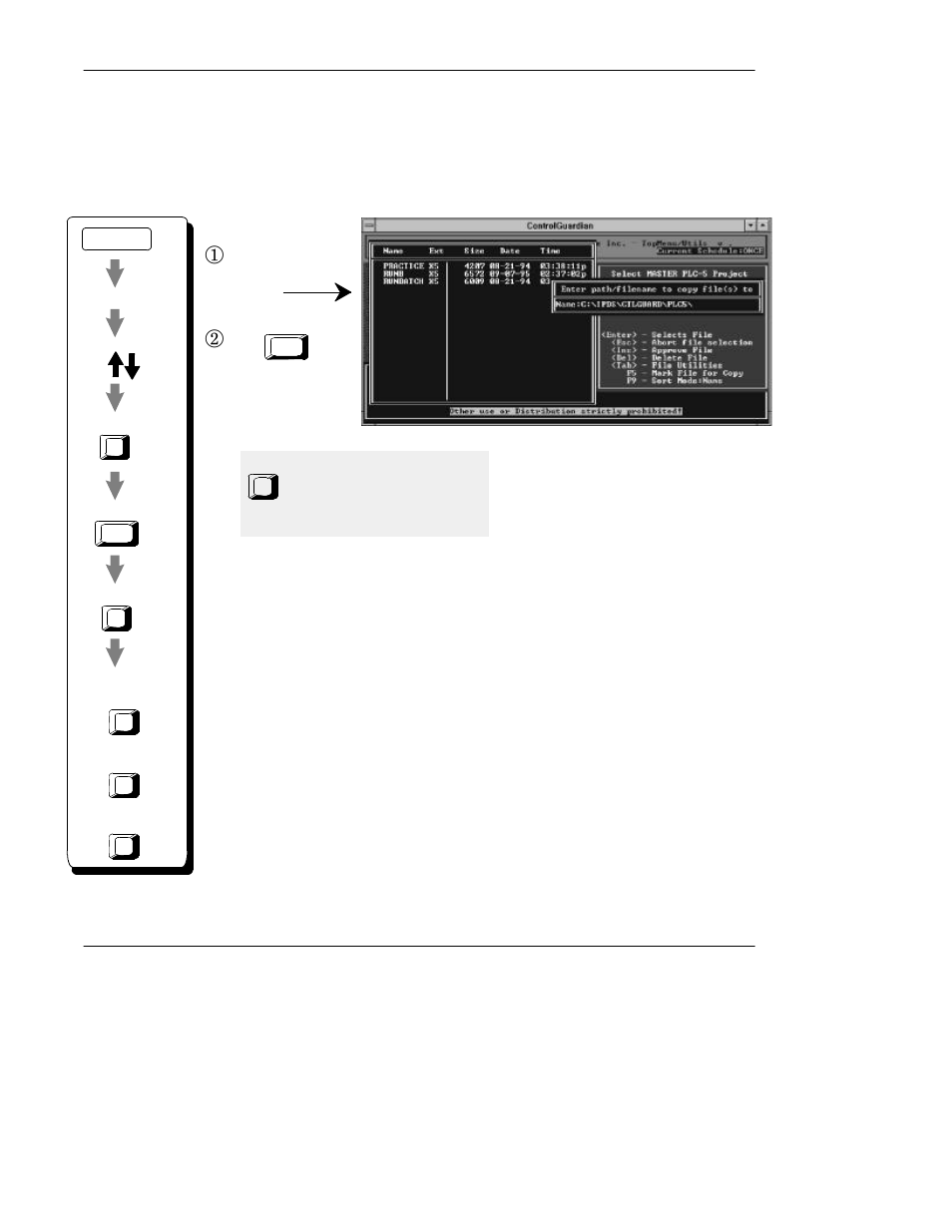 Copyingfiles, Copying files | Rockwell Automation 9330-CC ControlGuardian User's Guide User Manual | Page 103 / 176