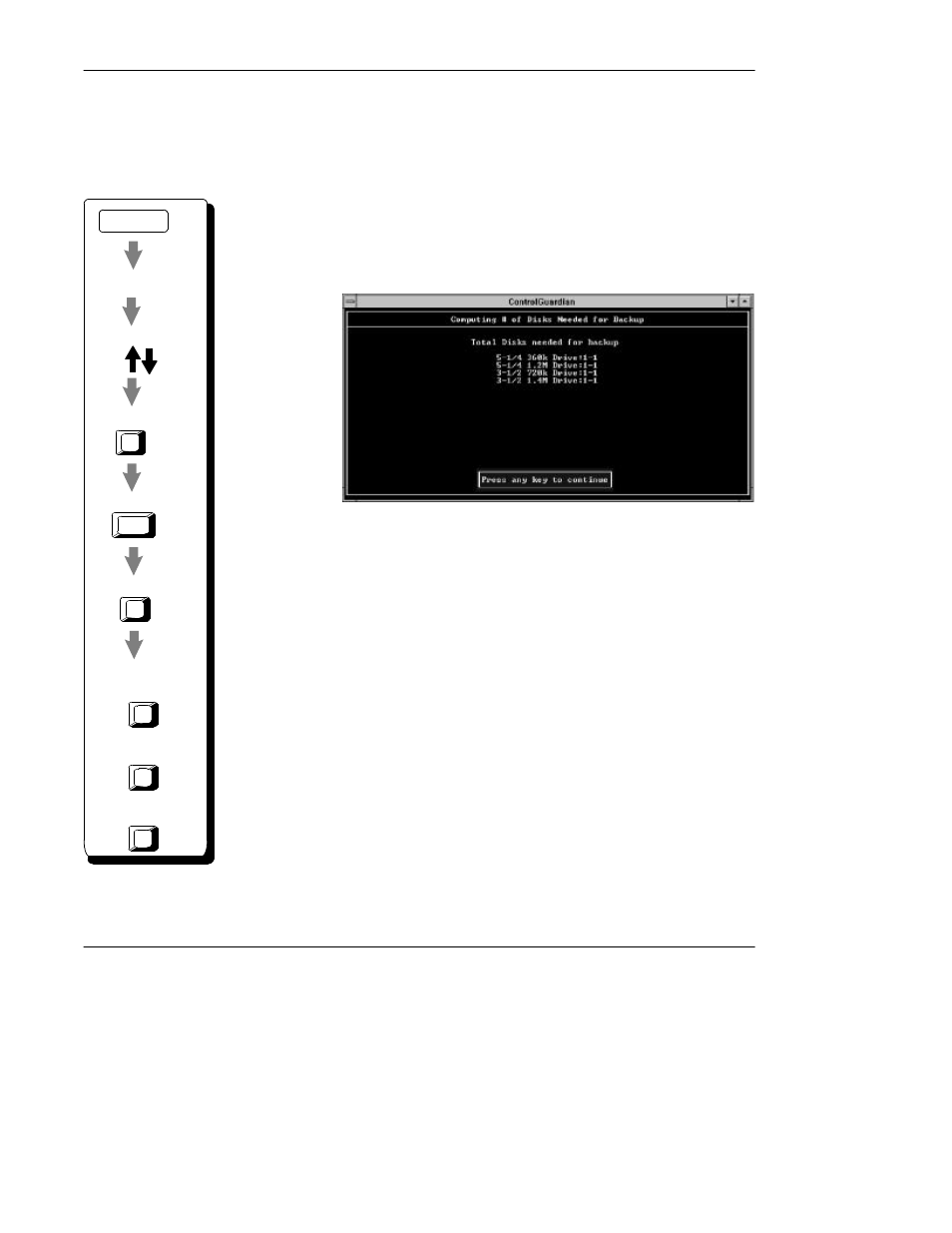 Calculatingthenumberofdisksforbackup, Calculating the number of disks for backup | Rockwell Automation 9330-CC ControlGuardian User's Guide User Manual | Page 109 / 176