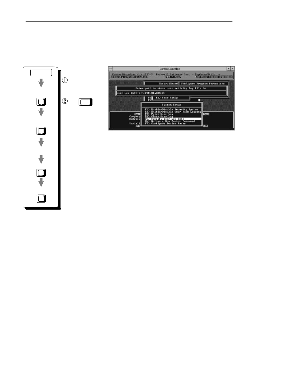 Specifying a user log path | Rockwell Automation 9330-CC ControlGuardian User's Guide User Manual | Page 124 / 176